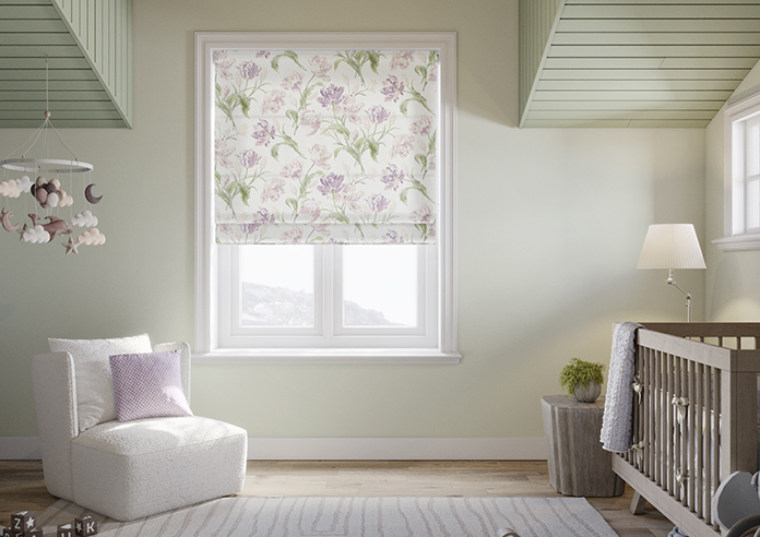 Laura Ashley Gosford, Grape - Roman Blind - Image 3